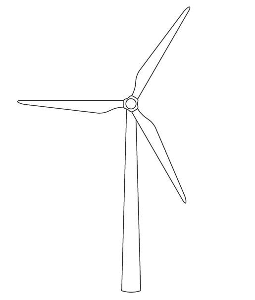 515x607 Tutorial Create A Vector Wind Turbine Icon