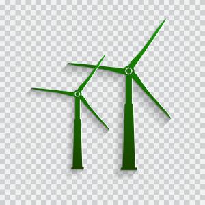 300x300 Wind Turbine Tower Green Energy Logo Icon Vector Catchsplace