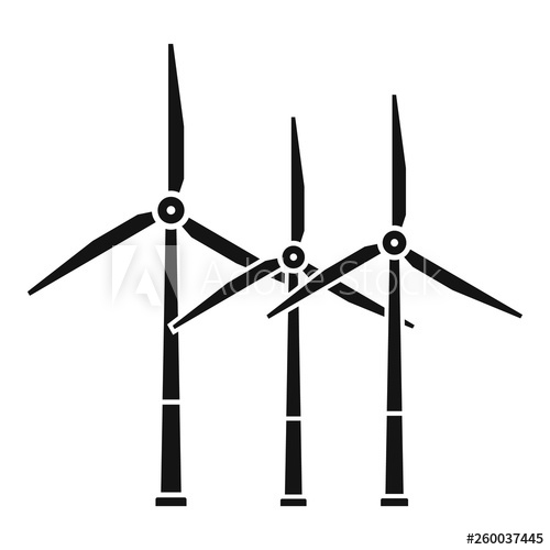 500x500 Wind Turbine Icon Simple Illustration Of Wind Turbine Vector Icon