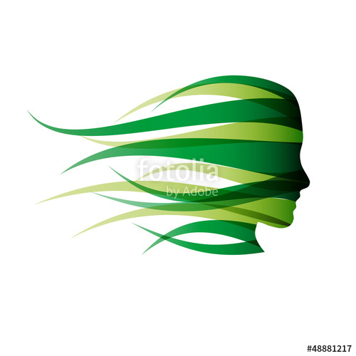 Logo Green Girl In The Wind 500x500 Logo Green Girl In The Wind