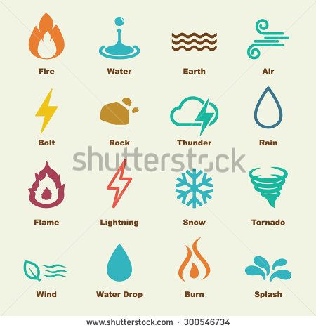 Element Symbols, Vector Infographic Icons 450x470 Element Symbols, Vector Infographic Icons