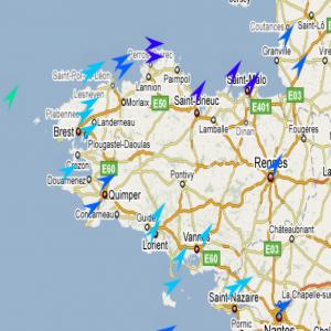 300x300 Wind Direction Map World Wind Vector Map For January Maps