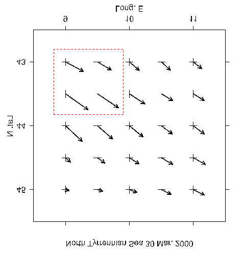 476x498 Wind Vector Map Obtained From Ecmwf Download Scientific Diagram