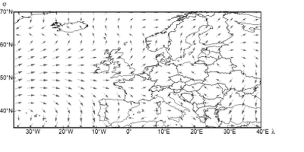 600x300 Wind Vectors And Streamlines Golden Software Support