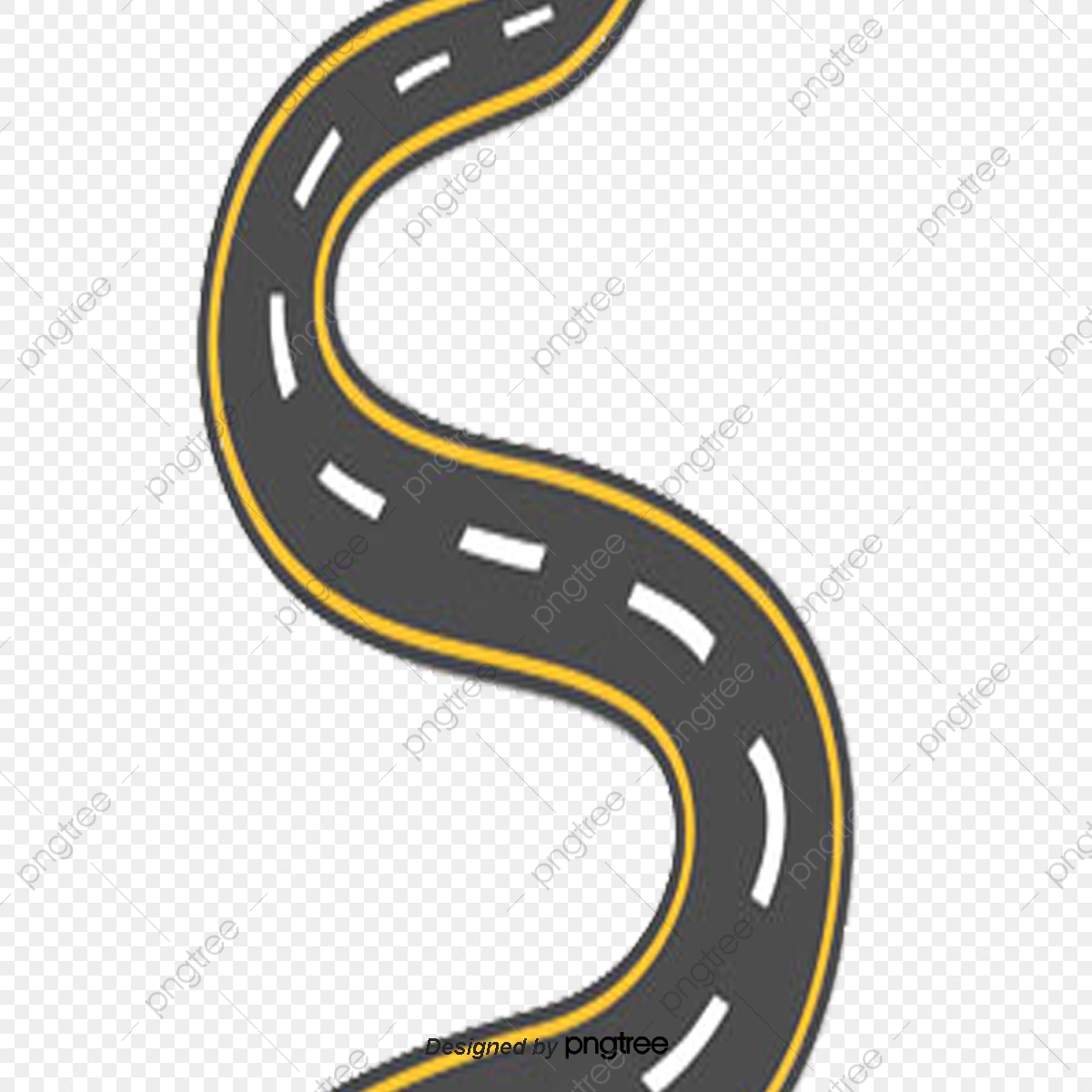 1200x1200 Winding Road, Road Vector, Tortuous, Highway Png And Vector