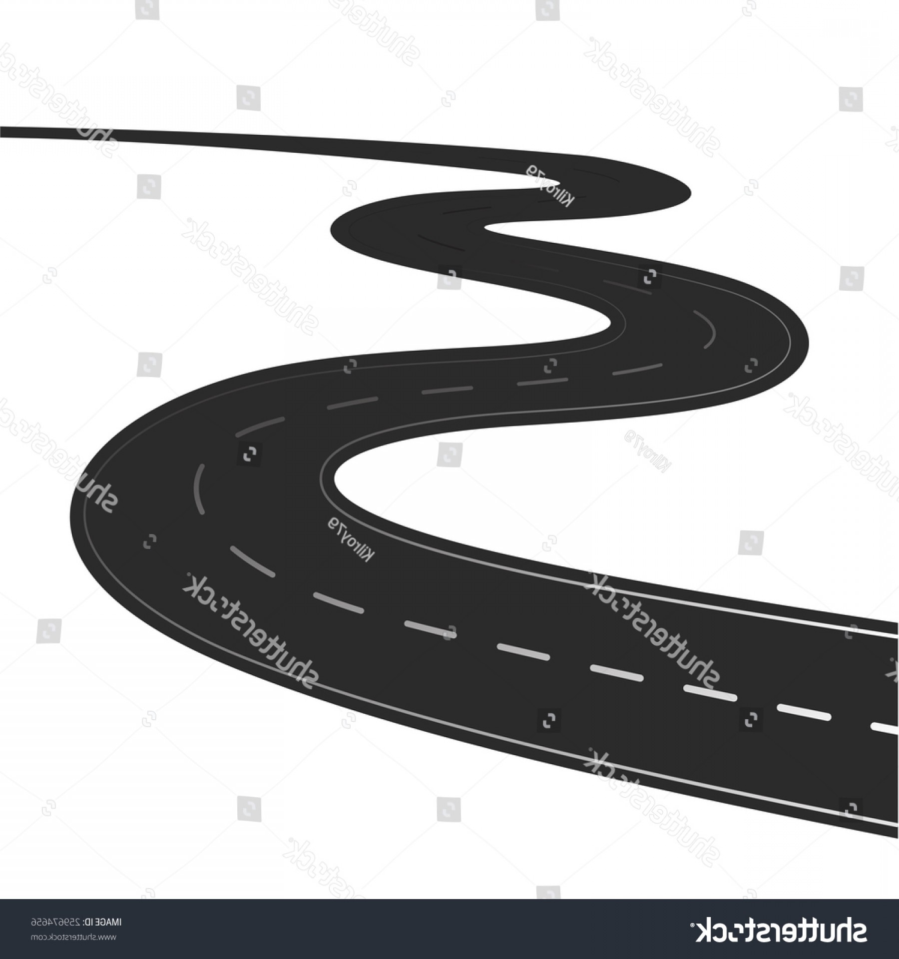 Winding Road Vector at Vectorified.com | Collection of Winding Road ...