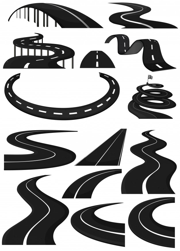 626x873 Curved Road Vectors, Photos And Free Download