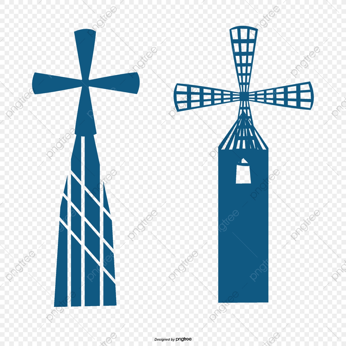 1200x1200 Tower Windmill Silhouette Vector, Silhouette Vector, Vector