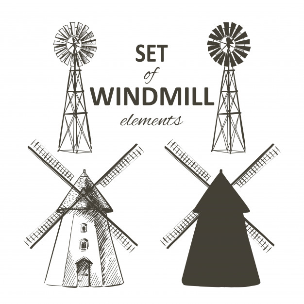 626x626 Windmill Vectors, Photos And Free Download