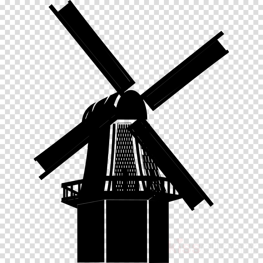 Windmill Silhouette Vector at Vectorified.com | Collection of Windmill ...