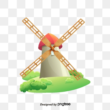 360x360 Windmill Vector, Free Download Windmills, Dutch Windmill, Vector