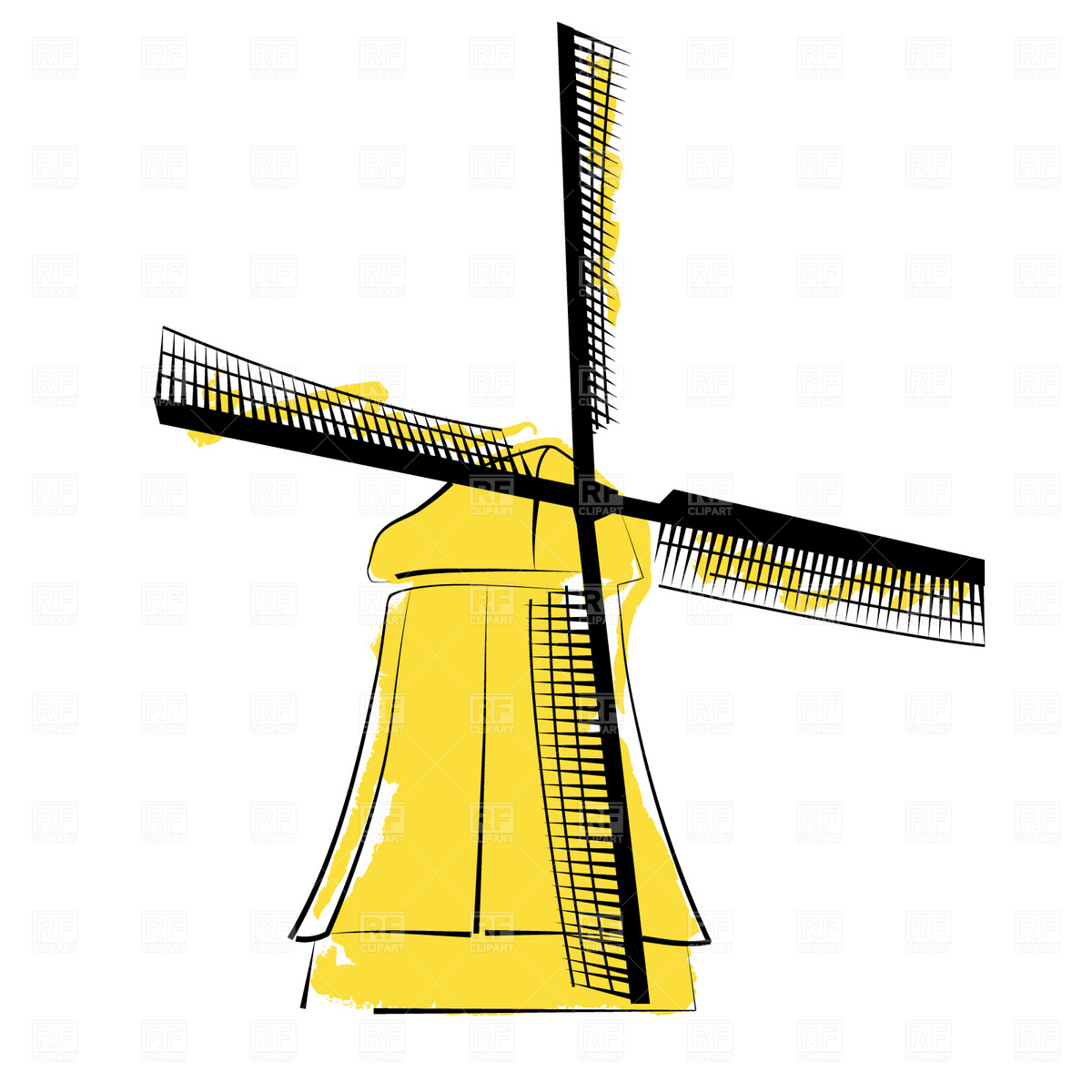 Windmill Vector at Vectorified.com | Collection of Windmill Vector free ...