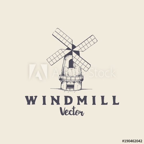 500x500 Windmill Vector