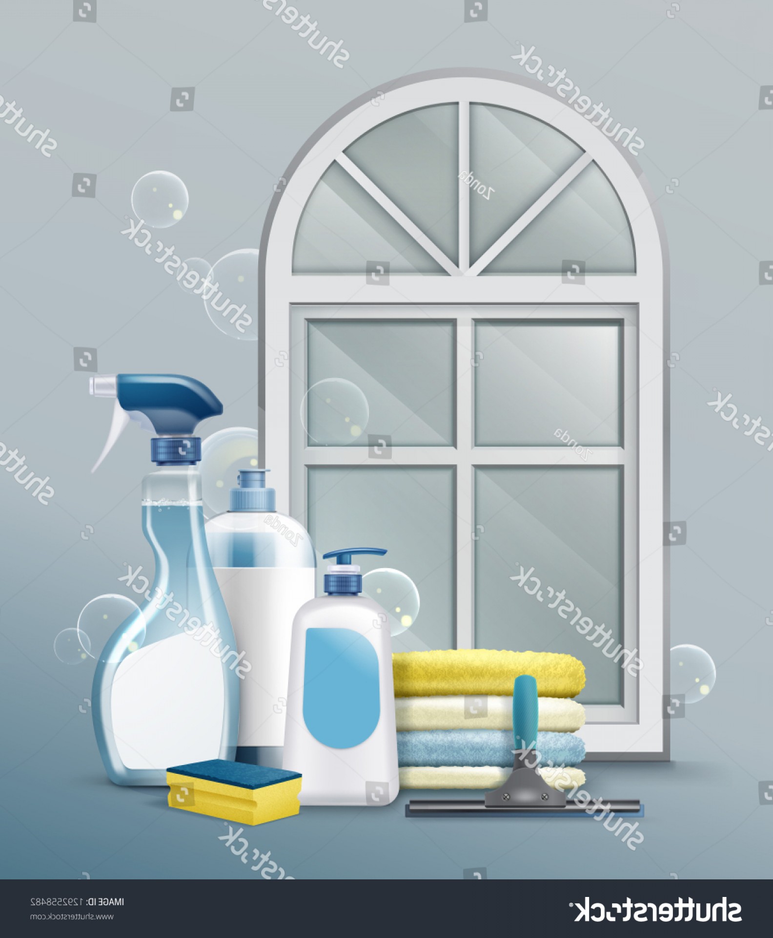 Vector Realistic Illustration Arched Window Cleaning Hoodamathrun 1584x1920 Vector Realistic Illustration Arched Window Cleaning Hoodamathrun