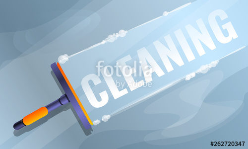 Window Cleaning Concept Banner Cartoon Illustration Of Window 500x300 Window Cleaning Concept Banner Cartoon Illustration Of Window