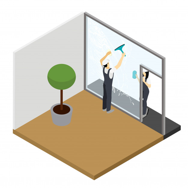 Window Cleaning Isometric Interior Composition Vector Free Download 626x626 Window Cleaning Isometric Interior Composition Vector Free Download