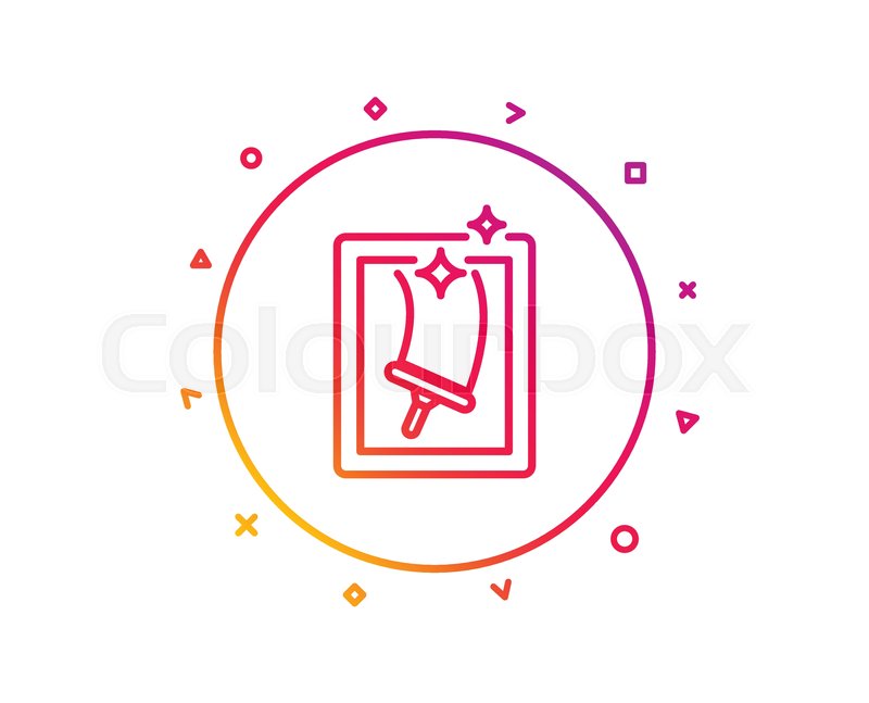 Window Cleaning Line Icon Washing Stock Vector Colourbox 800x647 Window Cleaning Line Icon Washing Stock Vector Colourbox