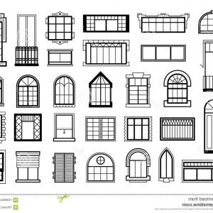 Vector Illustrations Set Different Silhouettes Window Frames 300x300 Vector Illustrations Set Different Silhouettes Window Frames
