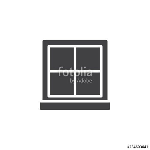 Window Frame Vector Icon Filled Flat Sign For Mobile Concept 500x500 Window Frame Vector Icon Filled Flat Sign For Mobile Concept