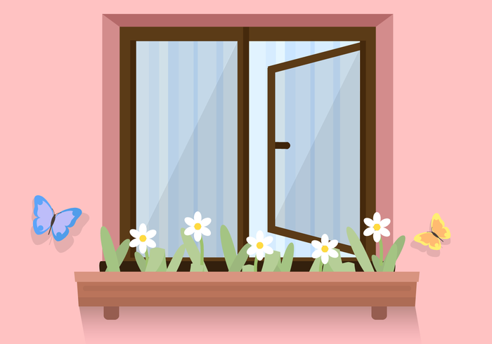 700x490 Window Free Vector Art
