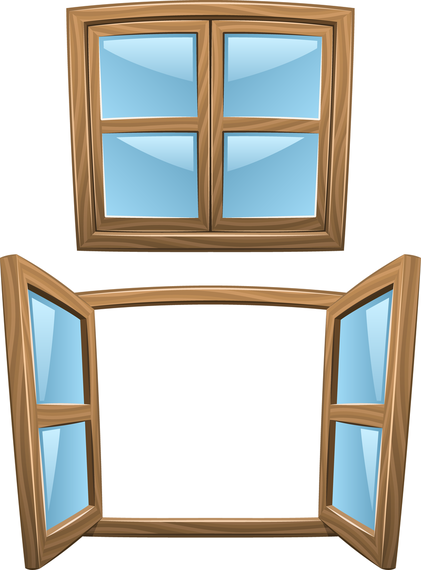 421x570 Window Vector