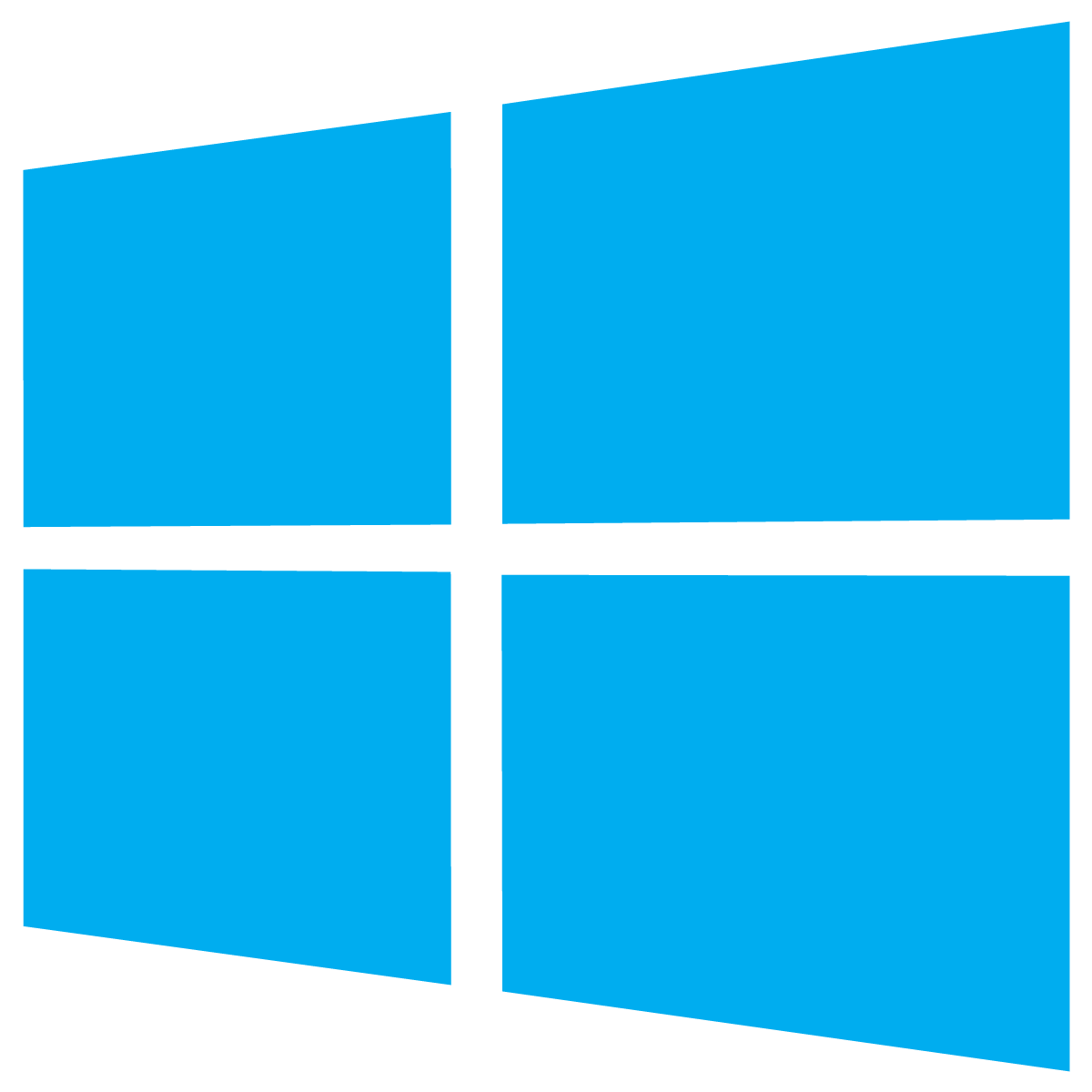 1200x1200 Microsoft Windows Icon Logo Vector Free Vector Silhouette