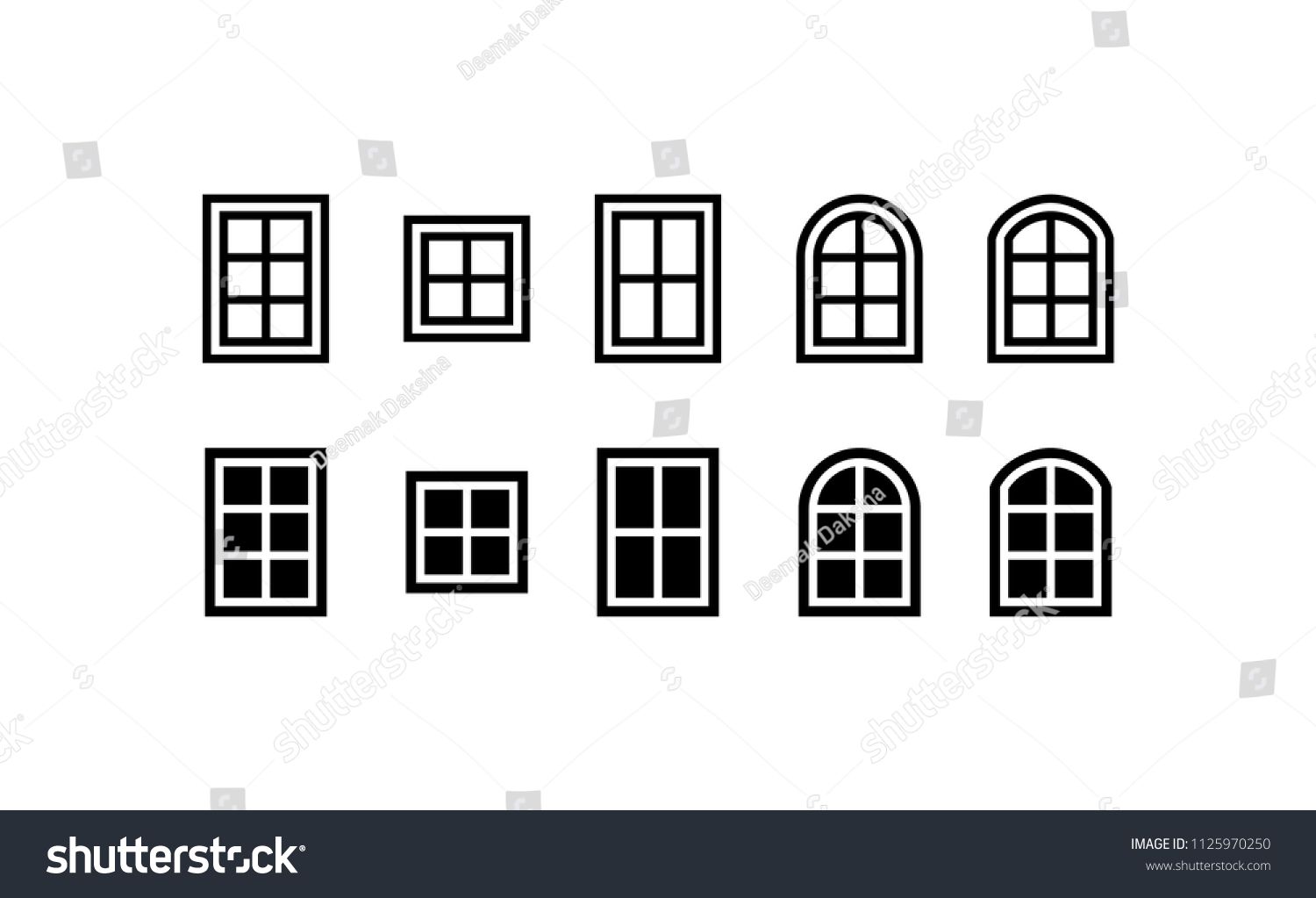 1500x1023 Window Icon Set Window, Home, House, Glass, Frame, Interior, Icon