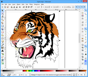 300x261 New Cd Inkscape Professional Drawing Software Vector Graphics