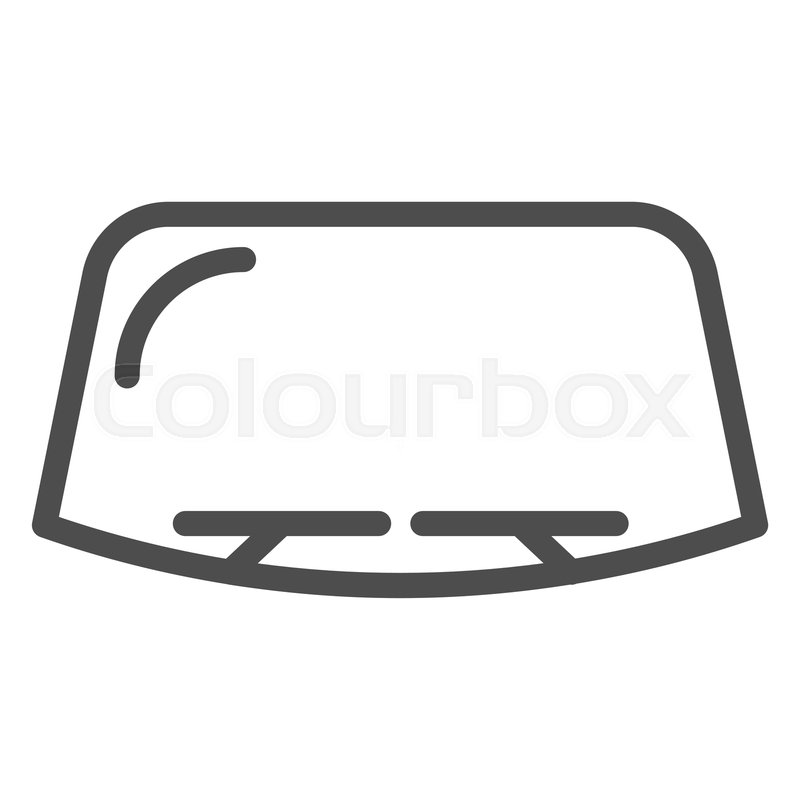 Windshield Line Icon Car Window Stock Vector Colourbox 800x800 Windshield Line Icon Car Window Stock Vector Colourbox