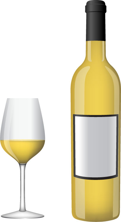 White Wine Bottle And Glass Vector Material Free Download Web 407x744 White Wine Bottle And Glass Vector Material Free Download Web