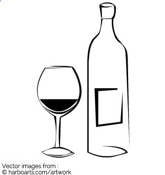 Download Wine Glass And Bottle 335x355 Download Wine Glass And Bottle