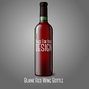 Wine Bottle Vector Free