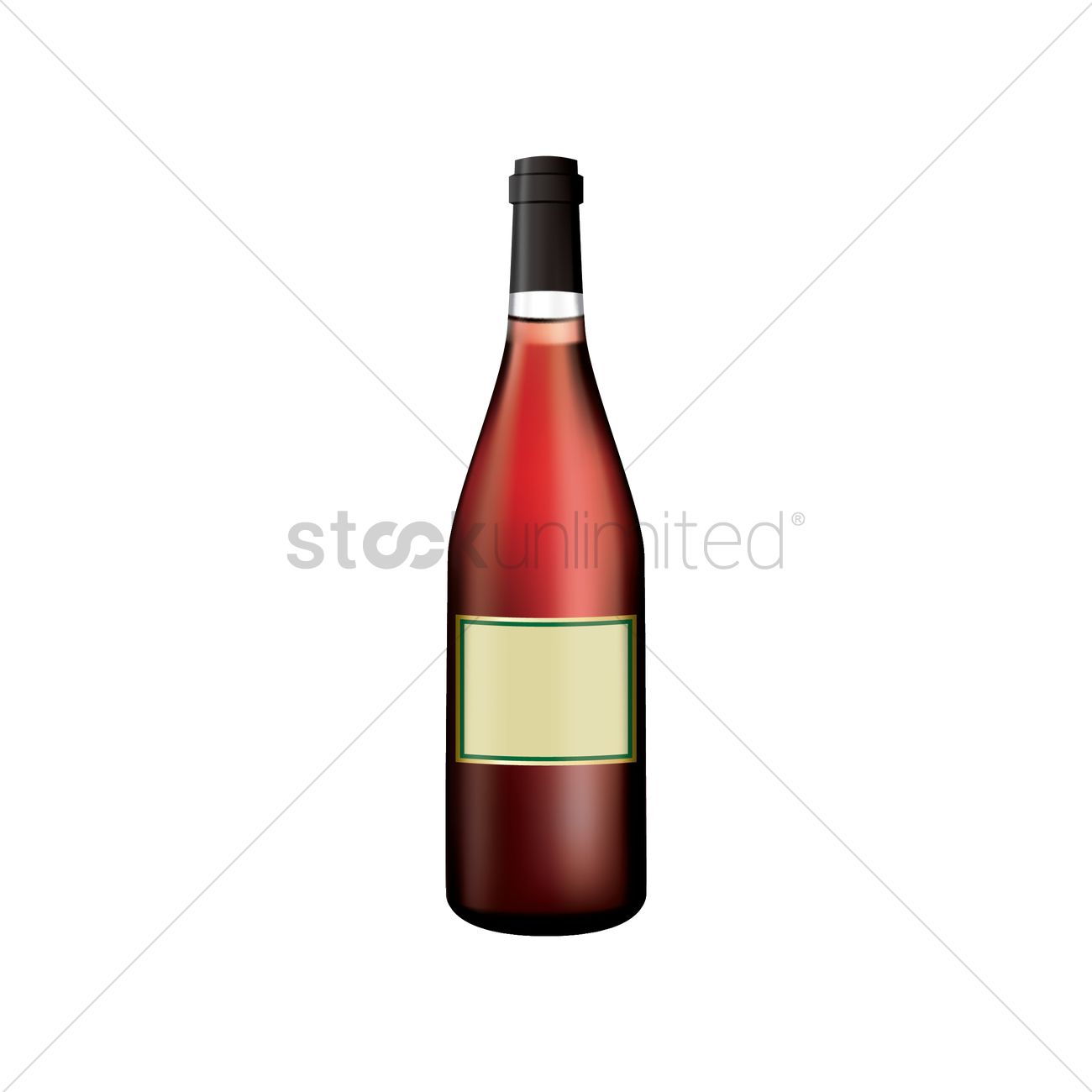 1300x1300 Free Wine Bottle Vector Image