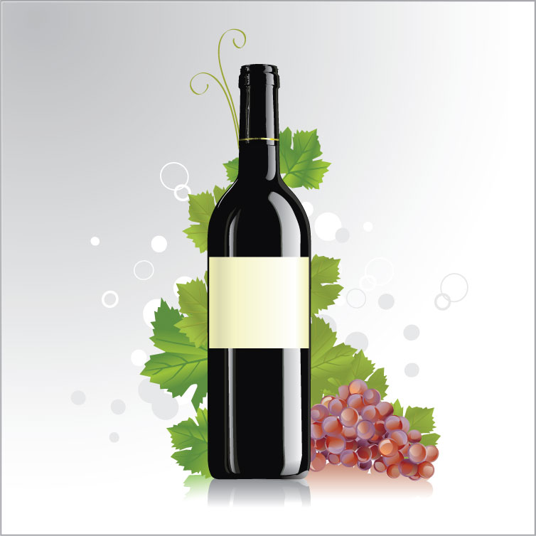 754x754 Red Wine Bottle Vector Material Free Download Web