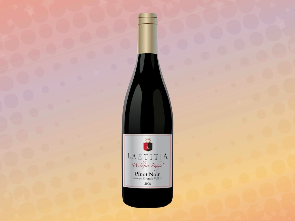 1024x768 Wine Bottle Vector