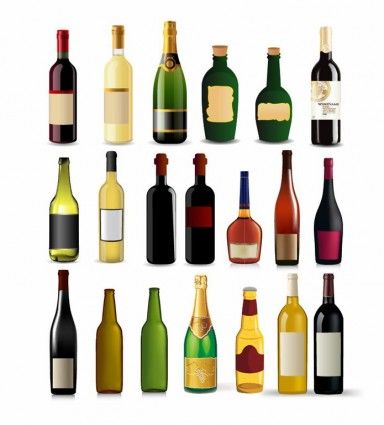 384x425 Bottle Vector Collection Selvan Vector Free, Vector Free