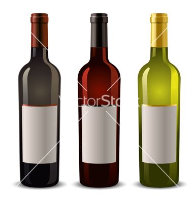 380x400 Wine Bottles Vector, Bingo Invite Idea Design Inspiration