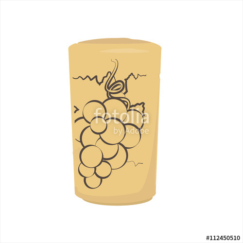 500x500 Wine Cork Vector Stock Image And Royalty Free Vector
