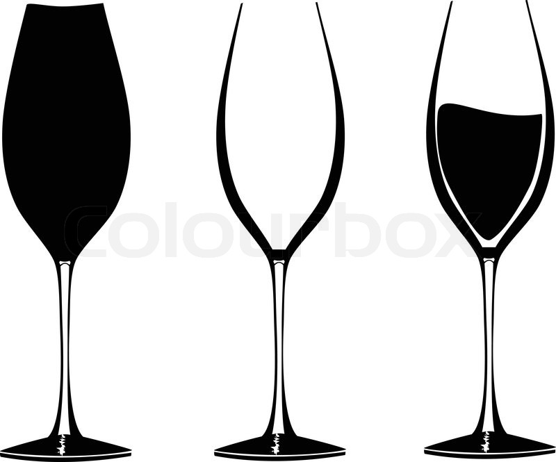 800x665 Wine Glasses In Graphic Vector For Use Stock Vector Colourbox