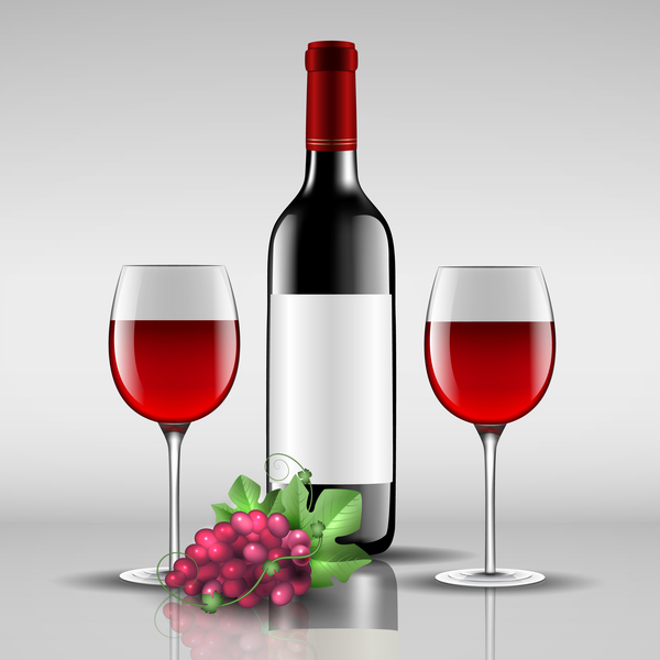 600x600 Wine With Glass Cup Vector Design Free Download