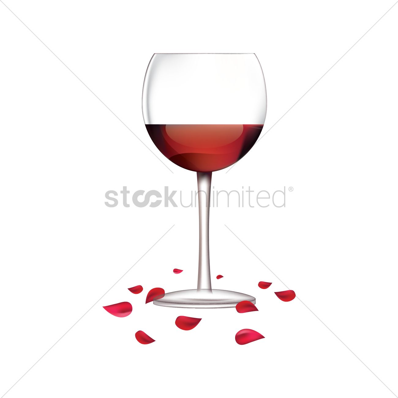 1300x1300 Wine Glass Vector Image
