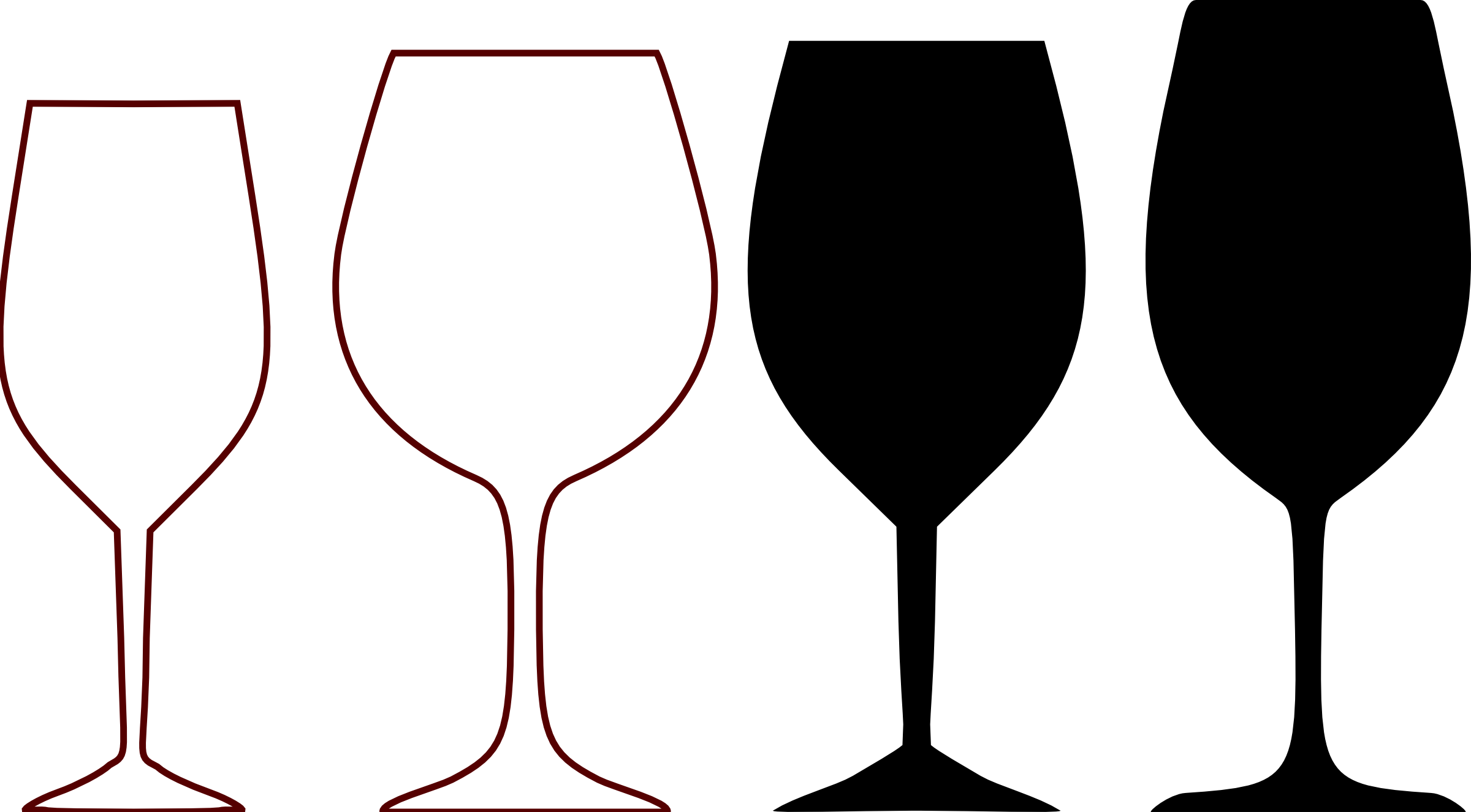2400x1326 Wine Glass Vector Clipart Clipartfox