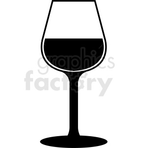 300x300 Wine Glass Silhouette Vector Clipart Royalty Free Gif, Png
