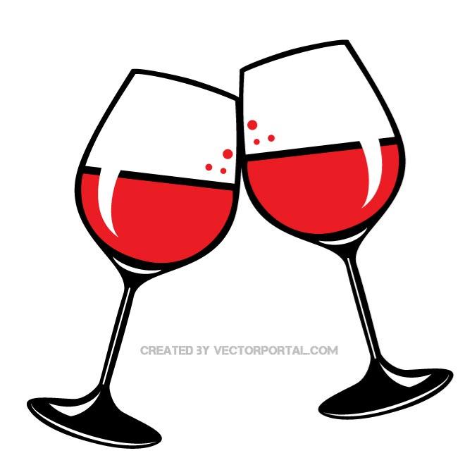 660x660 Glasses Of Red Wine Free Vector Free Vectors Ui Download