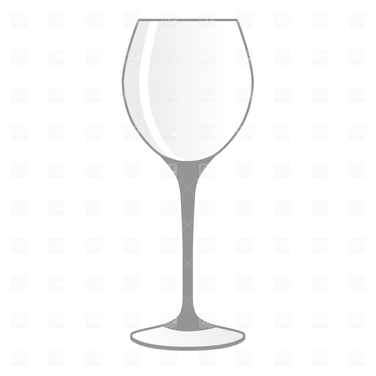 1200x1200 Empty Wineglass Free Vector Image Vector Artwork Of Food