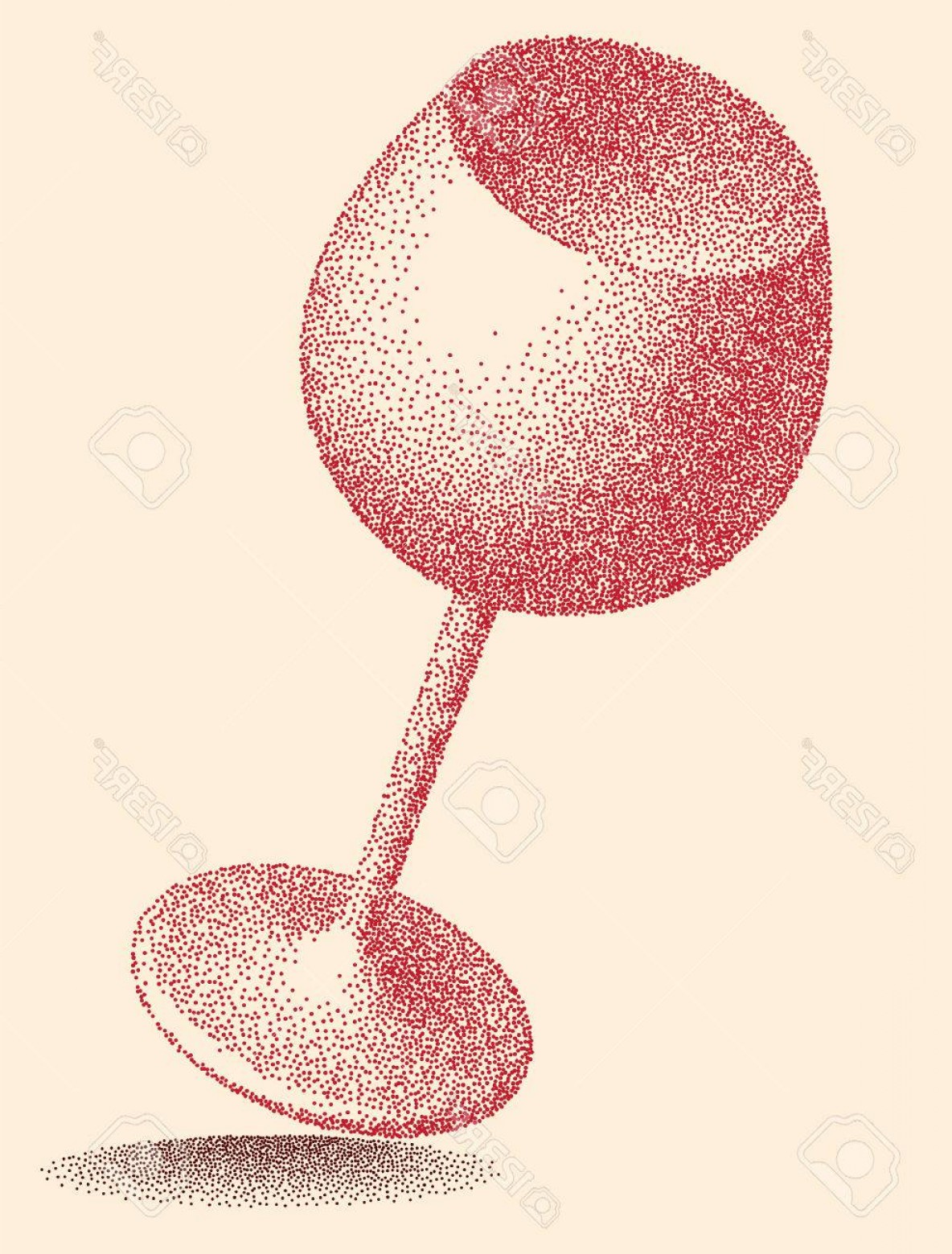1184x1560 Photostock Vector Wine Glass Stipple Effect Vector Art Newwaysys