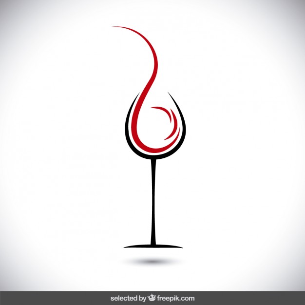 626x626 Wine Glass Logo Free Vector Free Vectors Ui Download