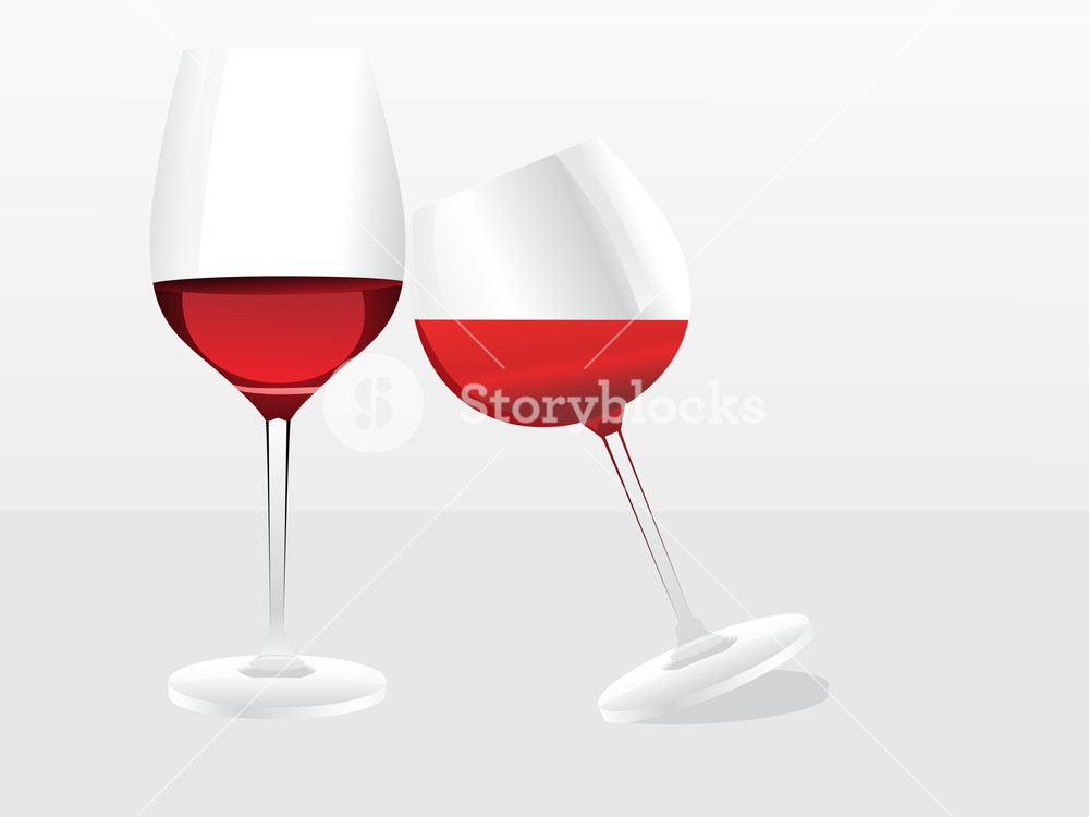 1000x750 Wine Glass Vector Royalty Free Stock Image