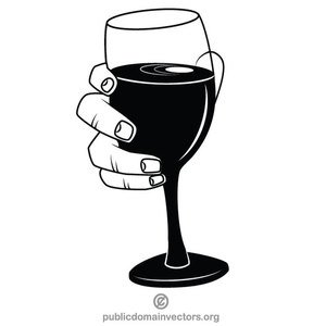 Wine Glass Vector Image