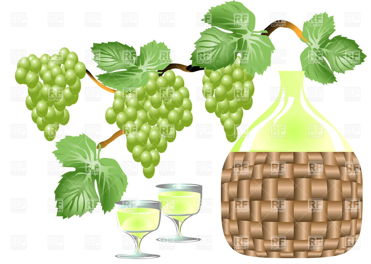 Bottle Of Wine And Grapes Vector Image Of Food And Beverages 1200x853 Bottle Of Wine And Grapes Vector Image Of Food And Beverages